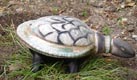 scuplture tortue jardin