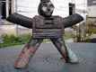 scuplture homme jardin